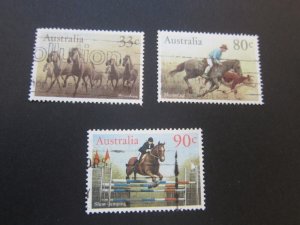 Australia 1986 Sc 984-86 FU