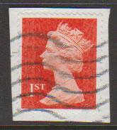 GB QE II Machin SG U2968e - 1st vermillion  - date code M13L - Source  T 