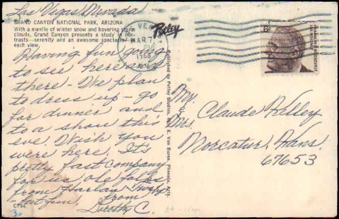 United States, Nevada, Picture Postcards, Modern Definitives