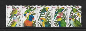 BIRDS - AUSTRALIA #2339a PARROTS-LORIKEETS  MNH