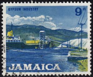 Jamaica - 1964 - Scott #225 - used - Gypsum Industry