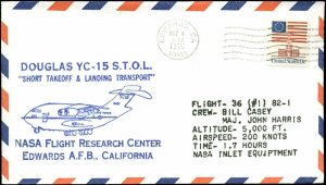 5/4/76 Douglas YC-15 Test Program Plane #1 Flight #36, Edwards, CA