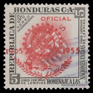 HONDURAS 1955 AIRMAIL STAMP. SCOTT: C234. USED. # 5