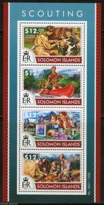 SOLOMON ISLANDS  2015 SCOUTING SHEET  MINT NH