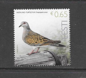 BIRDS - ESTONIA #835 MNH