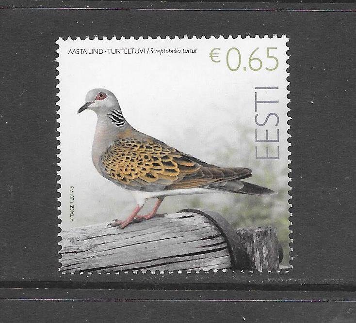 BIRDS - ESTONIA #835 MNH