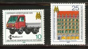 German DDR  Scott 1941-2 Leipzig set 1978 MNH**