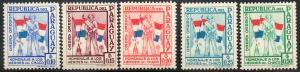 Paraguay  Scott  C233-C237  MNH  Short set