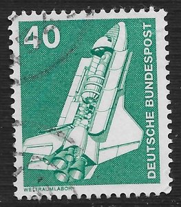 Germany #1174 40pf Space Shuttle ~ Used