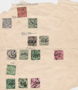 india states  stamps on 1 album page ref 13413