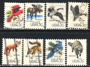 U.S.A.; 1978: Sc. # 1757 A/I: O/Used Cpl. Set