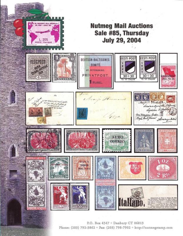 Nutmeg Stamp Sales -World Special Sections, Nutmeg 85