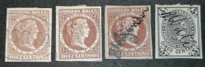 Colombia 1876 liberty stamps