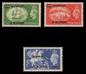 MOMEN: KUWAIT SG #90-92 1950 MINT OG NH £123++ LOT #67729*