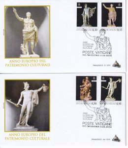 2018 - VATICAN - European Year of Cultural Heritage - FDC