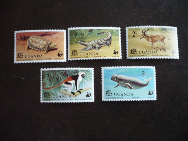 Stamps - Uganda - Scott # 176-180 - Mint Never Hinged Set of 5 Stamps