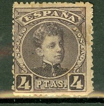 P: Spain 285 mint thin CV $250