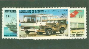 DJIBOUTI 598-550 BIN $2.00