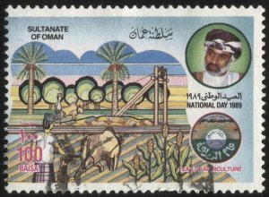 OMAN 1989 100b Sc 331 Used  Farming single, VF