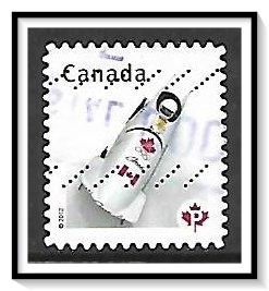 Canada #2502a Flag On Bobsled Used