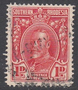Southern Rhodesia 17 Used CV $0.25
