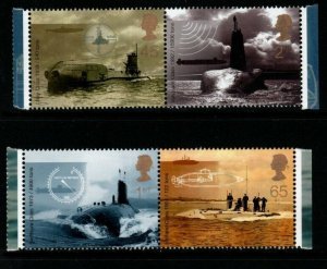 GB SG2202a/5a 2001 SUBMARINES p15½x15 MNH 