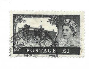 #312 Britain perfs - CAT $40.00 - Stamp