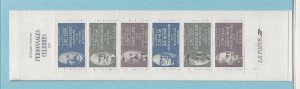 FRANCE Sc B584-9(B589a) NH BOOKLET OF 1987 - SCIENTISTS - (CT5)