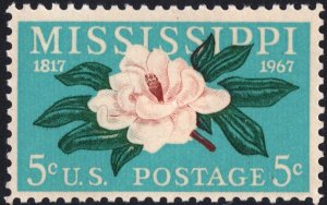 SC#1337 5¢ Mississippi Statehood (1967) MNH