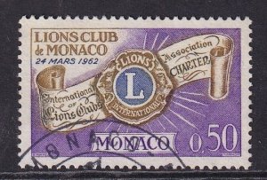 Monaco   #540  used 1963  Lion`s Club