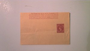 NATAL POSTAL WRAPPER MINT ENTIRE
