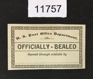 MOMEN: US STAMPS # LOX MINT OG H POST OFFICE TYPESET SEALS LOT #11757