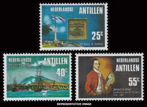 Netherlands Antilles Scott 385-387 Mint never hinged.