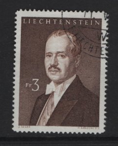 Liechtenstein  #358  used  1960  prince