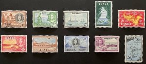 Tonga 100-9 Set MNH