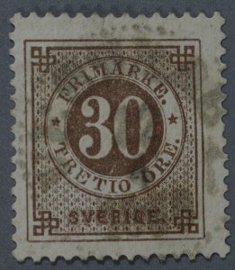 Sweden #47 Used VG/Fine HRM Place Cancel Date 22 4 1889 (??)