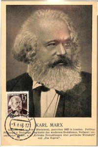 90102 - GERMANY Rheinland-Pfalz - MAXIMUM CARD - Politics KARL MAX Communism