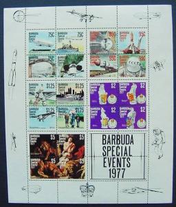 Barbuda, Scott 322e, Never Hinged