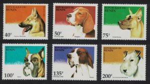 Benin Dogs 6v 1995 MNH SG#1305-1310