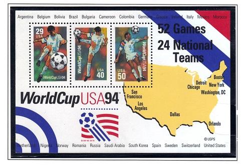 #2837, \World Cup Soccer Souvenir Sheet\ MNH