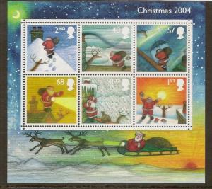 GB 2004 Christmas Min.Sheet MNH