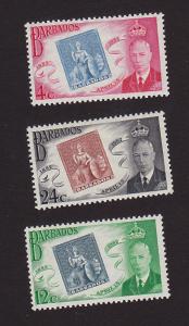 Barbados 230 - 233 VF MLH