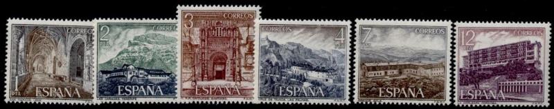 Spain 1959-64 MNH Tourism, Architecture, Hotels