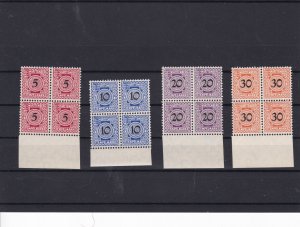 Wurttemberg 1911 Mint Never Hinged Revenue Stamp Blocks ref R 17888