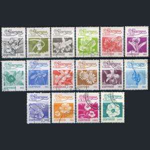 NICARAGUA 1983 - Scott# 1209-24 Local Flowers Set of 16 CTO