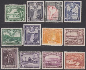 British Guiana 230-241, SG308-319 MLH / MVLH / MNH (see Details) CV $88.95