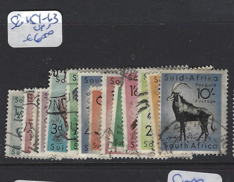 SOUTH AFRICA  (P1909B)  ANIMALS SG 151-163   VFU