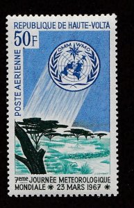 Burkina Faso # C35, Rain Over Landscape. Mint NH, 1/2 Cat.'