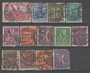 COLLECTION LOT # 5067 GERMANY 13 STAMPS 1902+ CV+$23