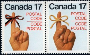 Canada #816a, Complete Set, Pair, 1979, Never Hinged